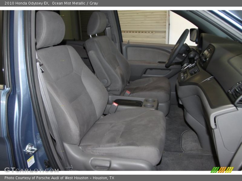 Ocean Mist Metallic / Gray 2010 Honda Odyssey EX