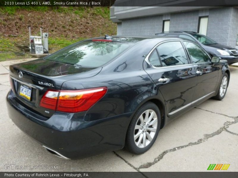 Smoky Granite Mica / Black 2010 Lexus LS 460 L AWD
