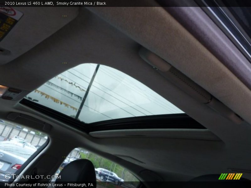 Smoky Granite Mica / Black 2010 Lexus LS 460 L AWD