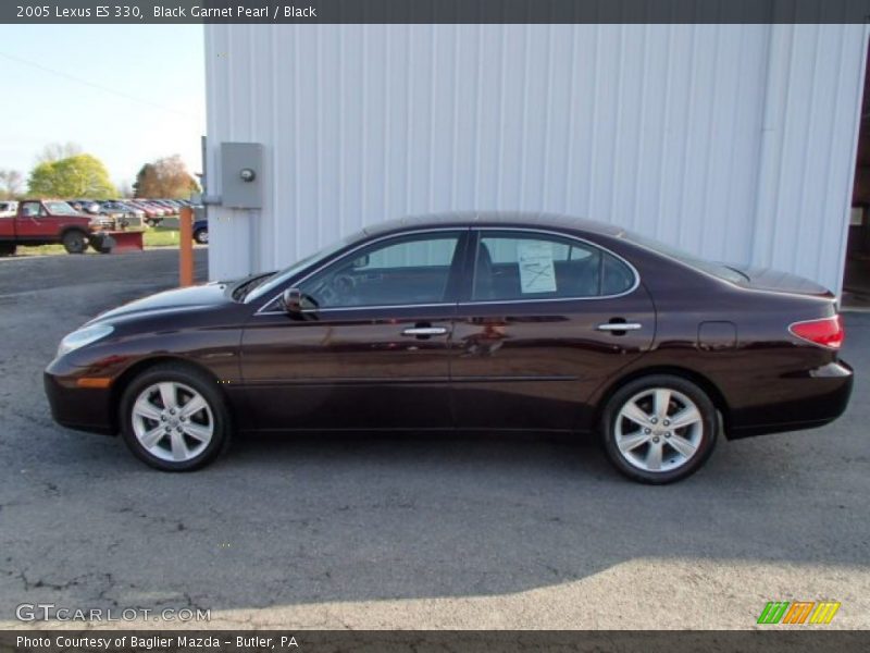 Black Garnet Pearl / Black 2005 Lexus ES 330