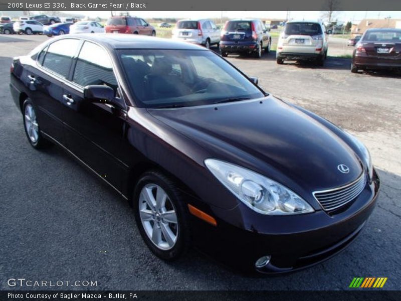 Black Garnet Pearl / Black 2005 Lexus ES 330