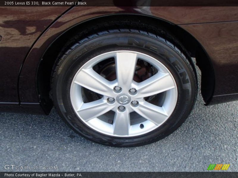 Black Garnet Pearl / Black 2005 Lexus ES 330