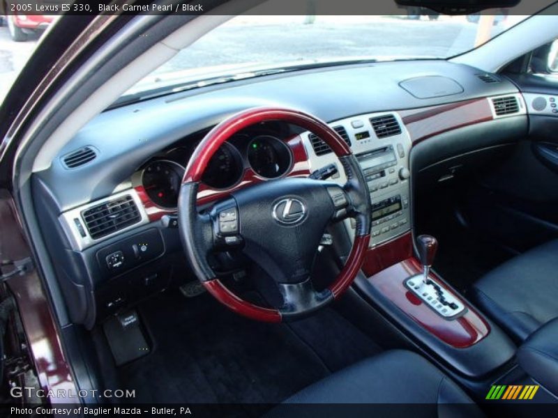 Black Garnet Pearl / Black 2005 Lexus ES 330