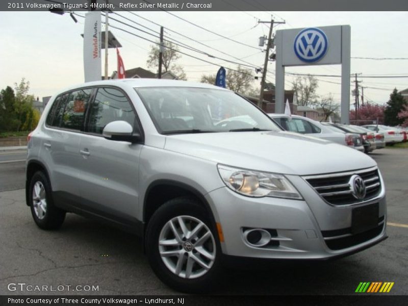 Reflex Silver Metallic / Charcoal 2011 Volkswagen Tiguan S 4Motion
