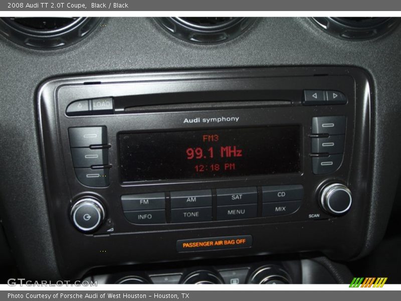 Audio System of 2008 TT 2.0T Coupe