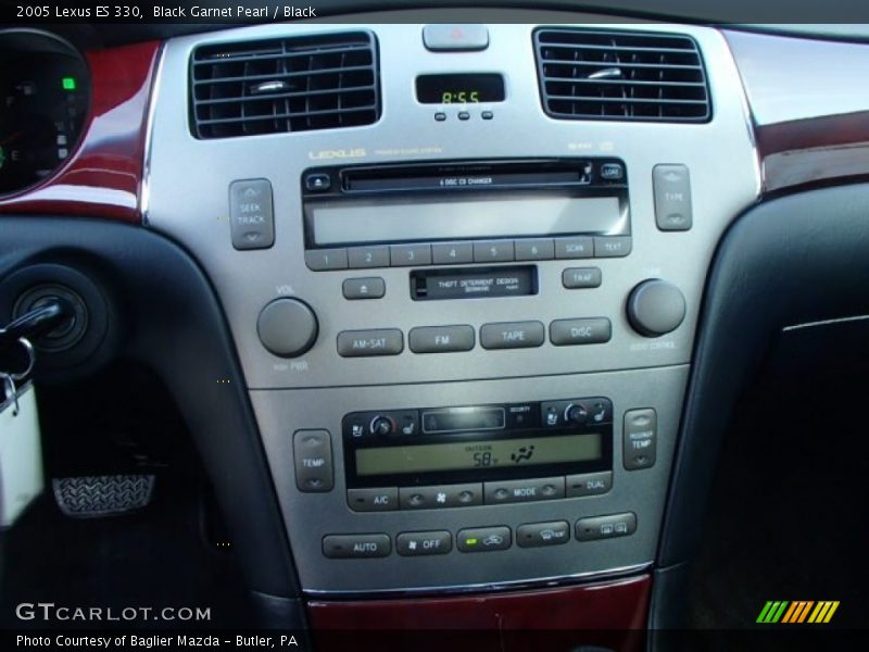 Black Garnet Pearl / Black 2005 Lexus ES 330