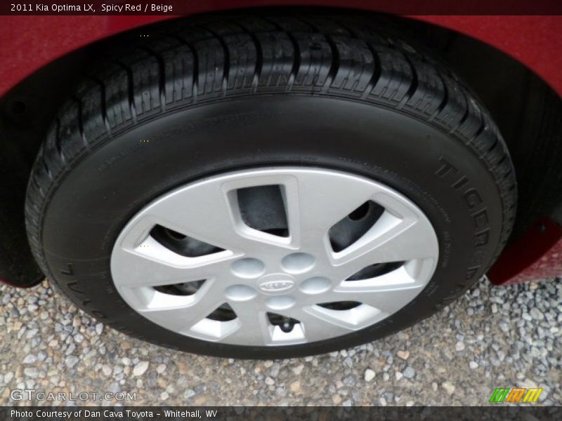 Spicy Red / Beige 2011 Kia Optima LX