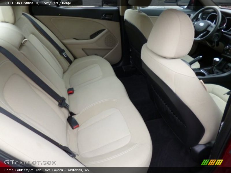 Spicy Red / Beige 2011 Kia Optima LX