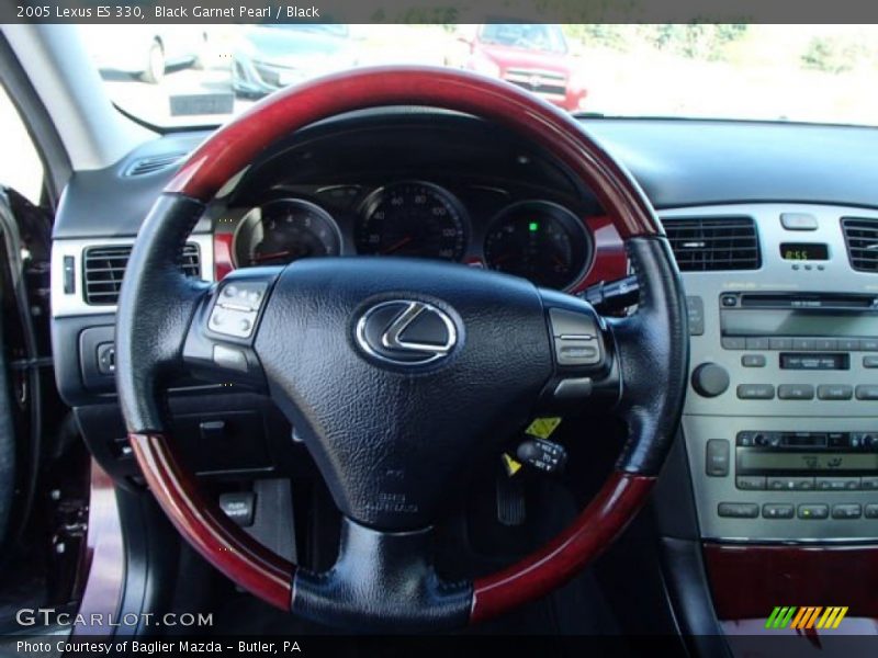 Black Garnet Pearl / Black 2005 Lexus ES 330