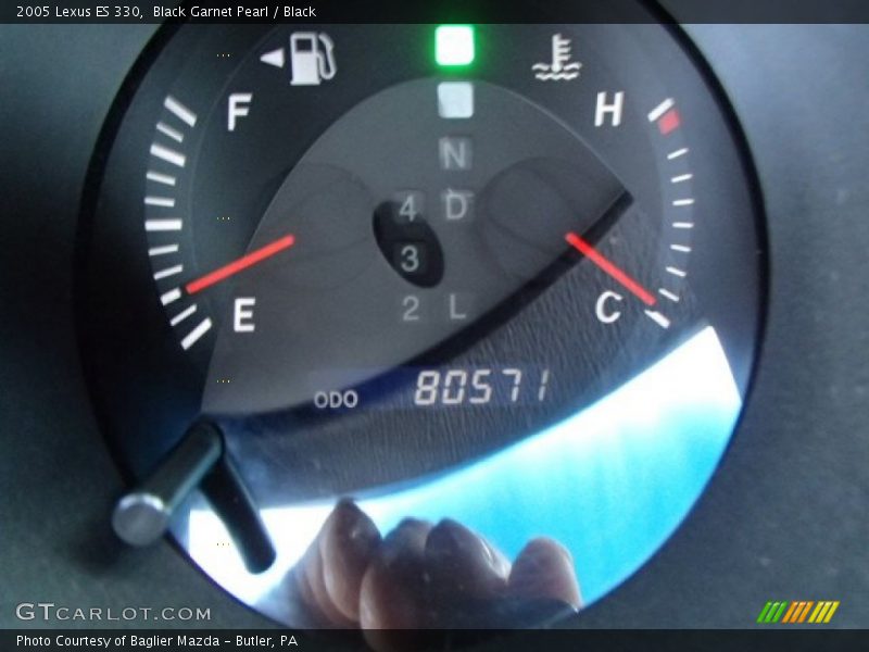 Black Garnet Pearl / Black 2005 Lexus ES 330