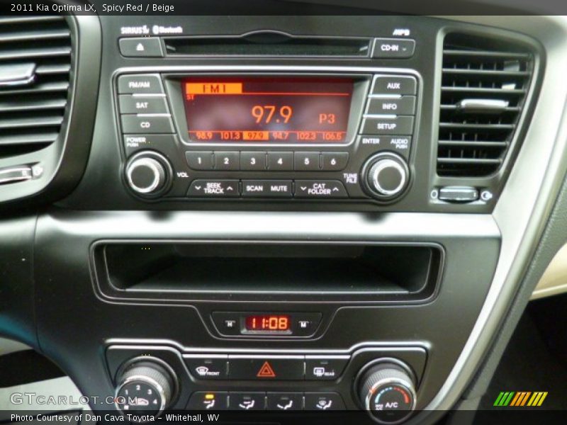 Spicy Red / Beige 2011 Kia Optima LX