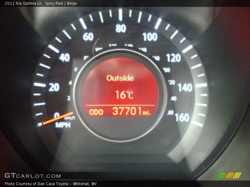 Spicy Red / Beige 2011 Kia Optima LX