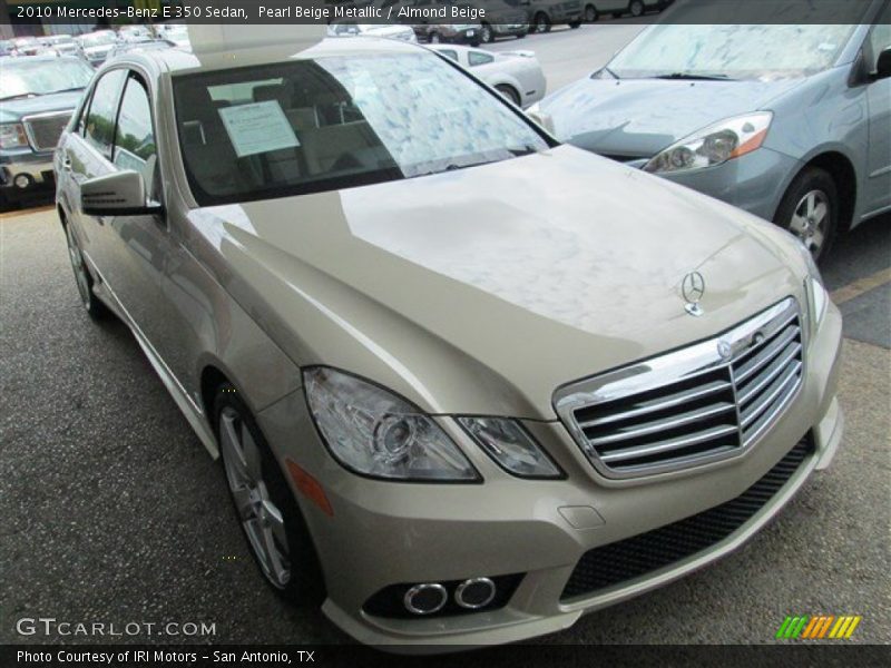 Pearl Beige Metallic / Almond Beige 2010 Mercedes-Benz E 350 Sedan