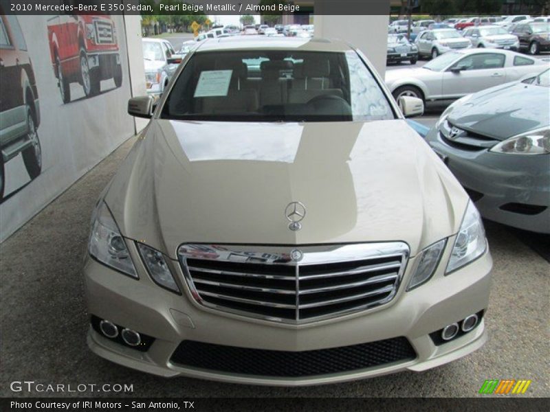 Pearl Beige Metallic / Almond Beige 2010 Mercedes-Benz E 350 Sedan