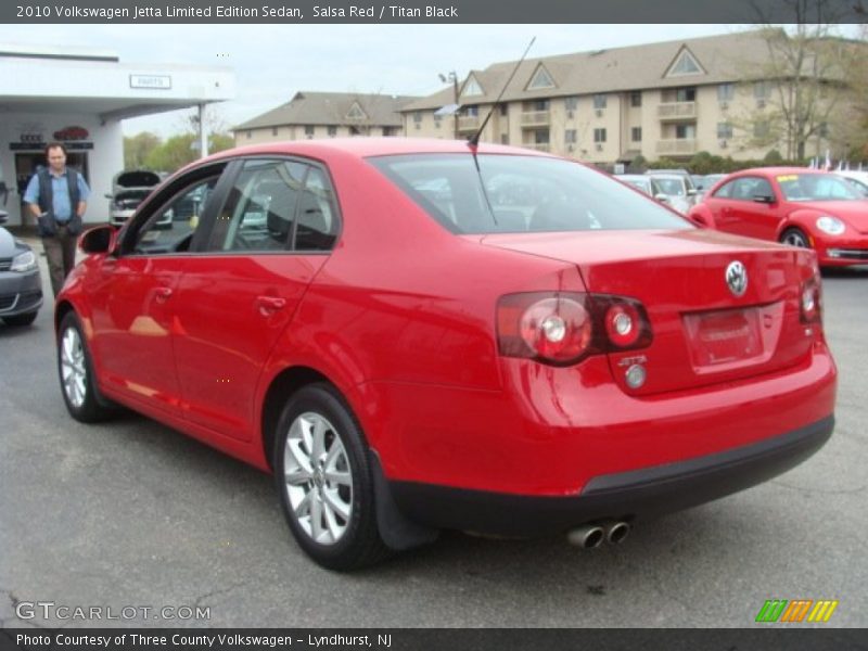 Salsa Red / Titan Black 2010 Volkswagen Jetta Limited Edition Sedan
