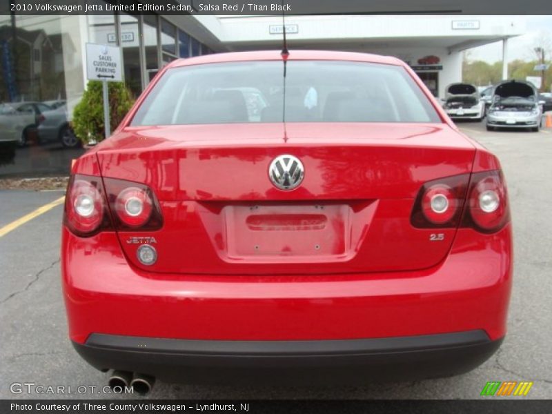 Salsa Red / Titan Black 2010 Volkswagen Jetta Limited Edition Sedan