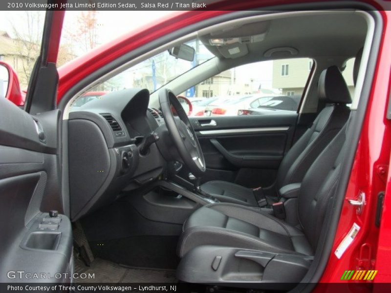 Salsa Red / Titan Black 2010 Volkswagen Jetta Limited Edition Sedan