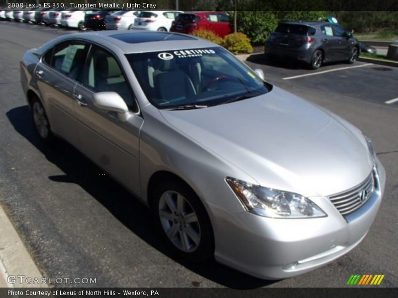 Tungsten Metallic / Light Gray 2008 Lexus ES 350