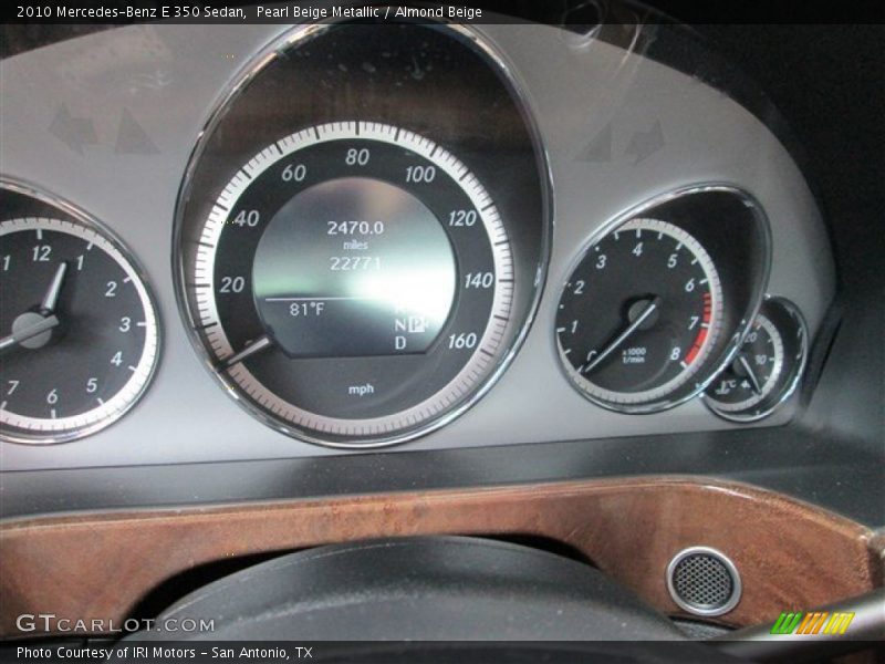 Pearl Beige Metallic / Almond Beige 2010 Mercedes-Benz E 350 Sedan