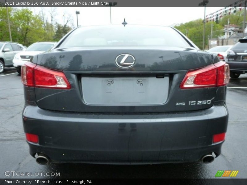 Smoky Granite Mica / Light Gray 2011 Lexus IS 250 AWD
