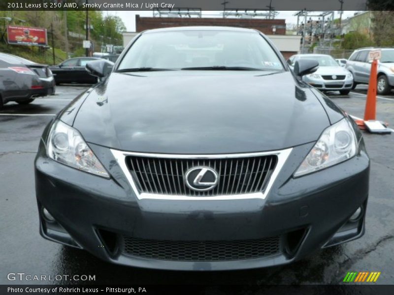 Smoky Granite Mica / Light Gray 2011 Lexus IS 250 AWD