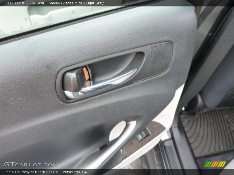 Smoky Granite Mica / Light Gray 2011 Lexus IS 250 AWD
