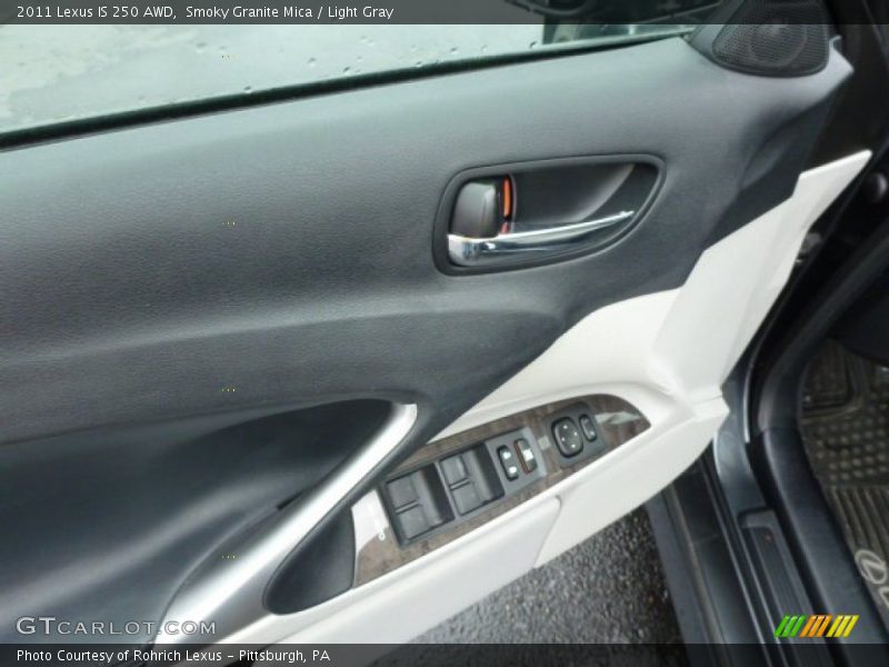 Smoky Granite Mica / Light Gray 2011 Lexus IS 250 AWD