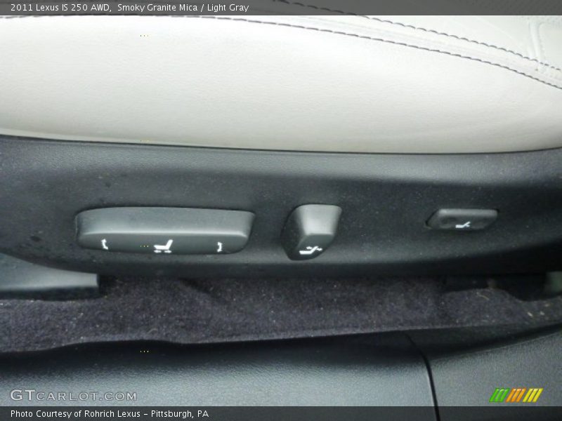 Smoky Granite Mica / Light Gray 2011 Lexus IS 250 AWD