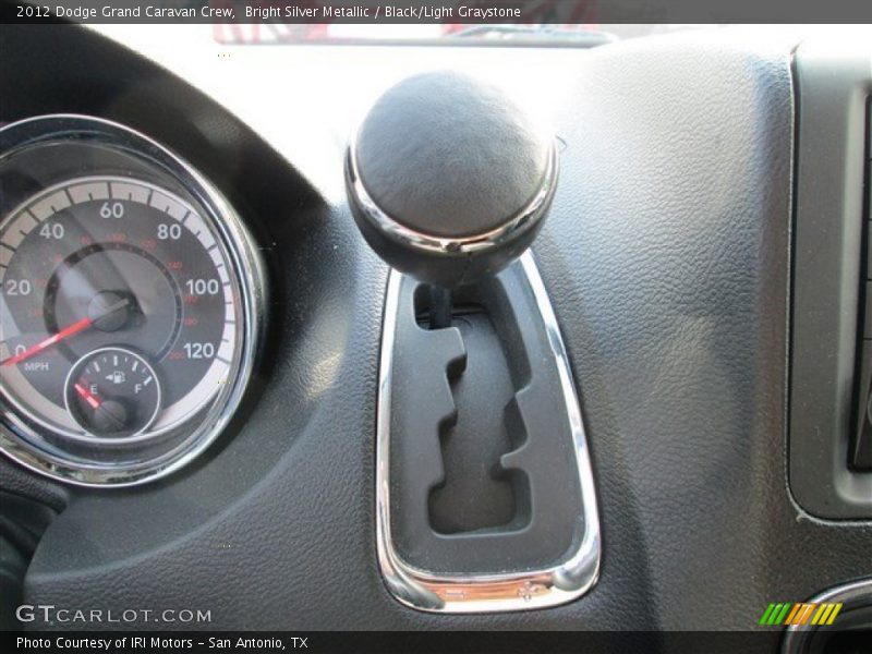 Bright Silver Metallic / Black/Light Graystone 2012 Dodge Grand Caravan Crew