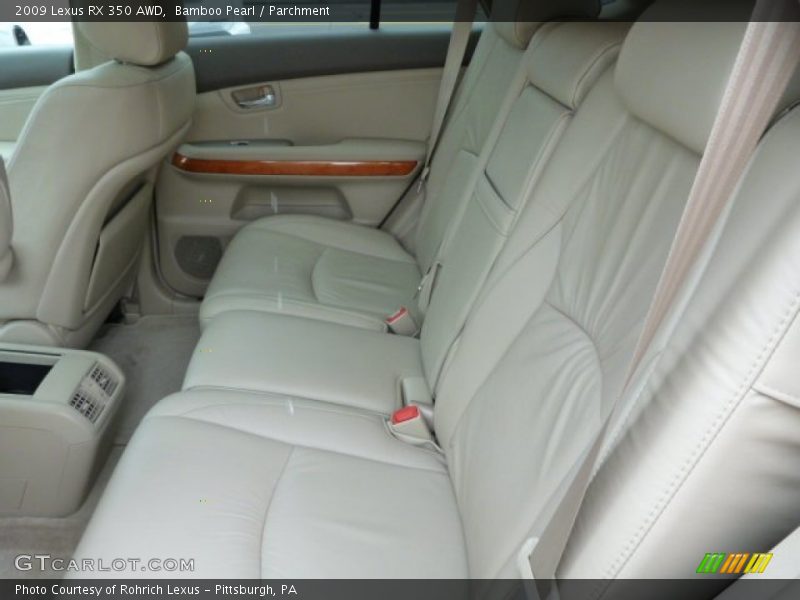 Rear Seat of 2009 RX 350 AWD
