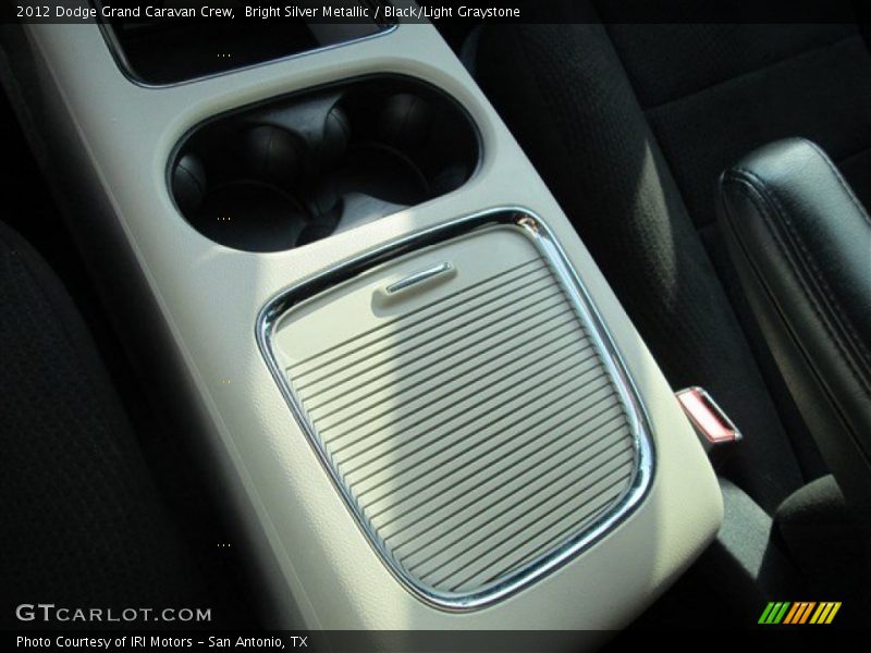 Bright Silver Metallic / Black/Light Graystone 2012 Dodge Grand Caravan Crew