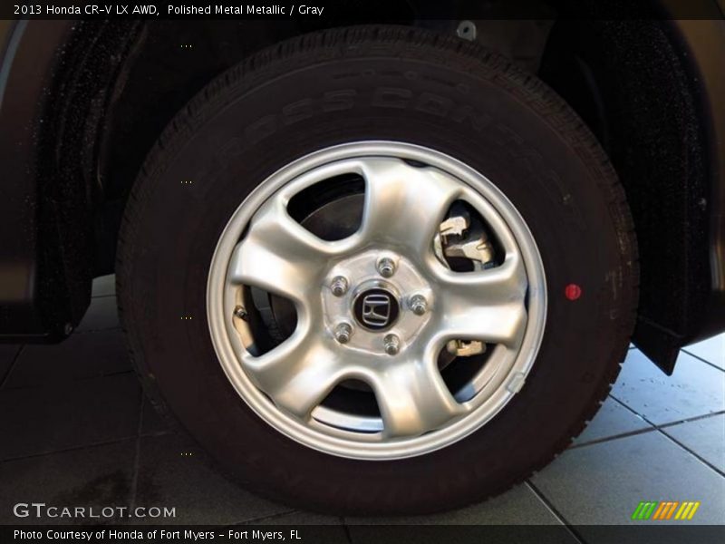 Polished Metal Metallic / Gray 2013 Honda CR-V LX AWD