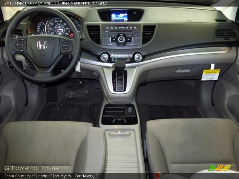 Polished Metal Metallic / Gray 2013 Honda CR-V LX AWD