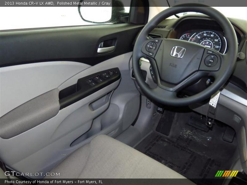 Polished Metal Metallic / Gray 2013 Honda CR-V LX AWD