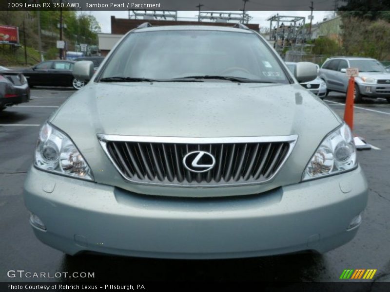 Bamboo Pearl / Parchment 2009 Lexus RX 350 AWD