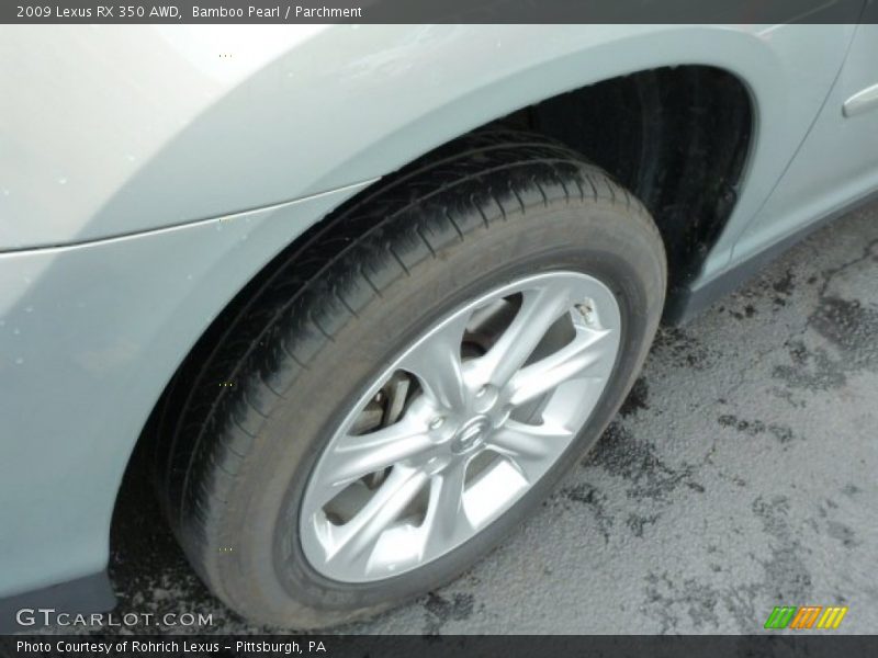 Bamboo Pearl / Parchment 2009 Lexus RX 350 AWD