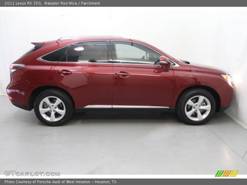 Matador Red Mica / Parchment 2011 Lexus RX 350