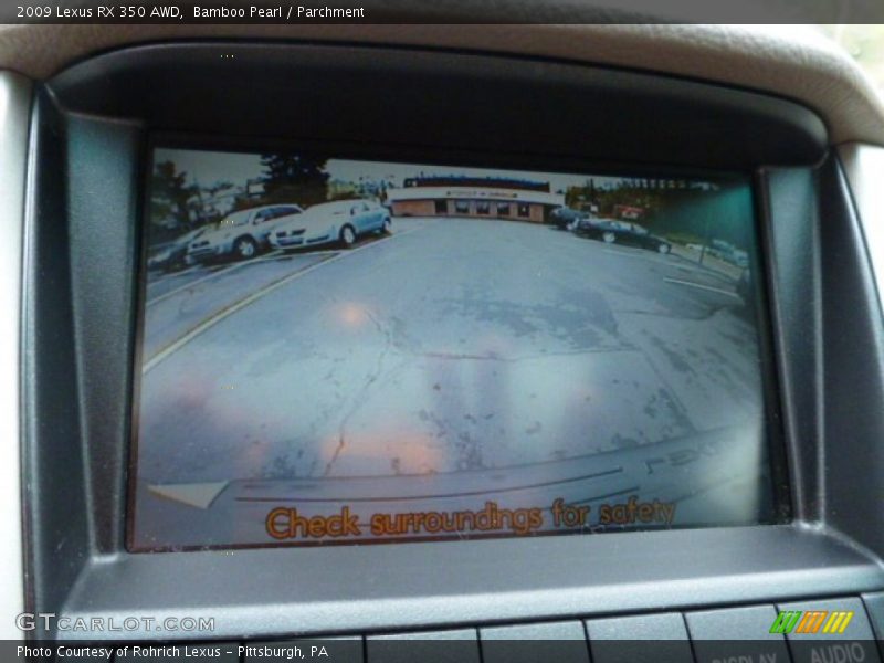 Bamboo Pearl / Parchment 2009 Lexus RX 350 AWD