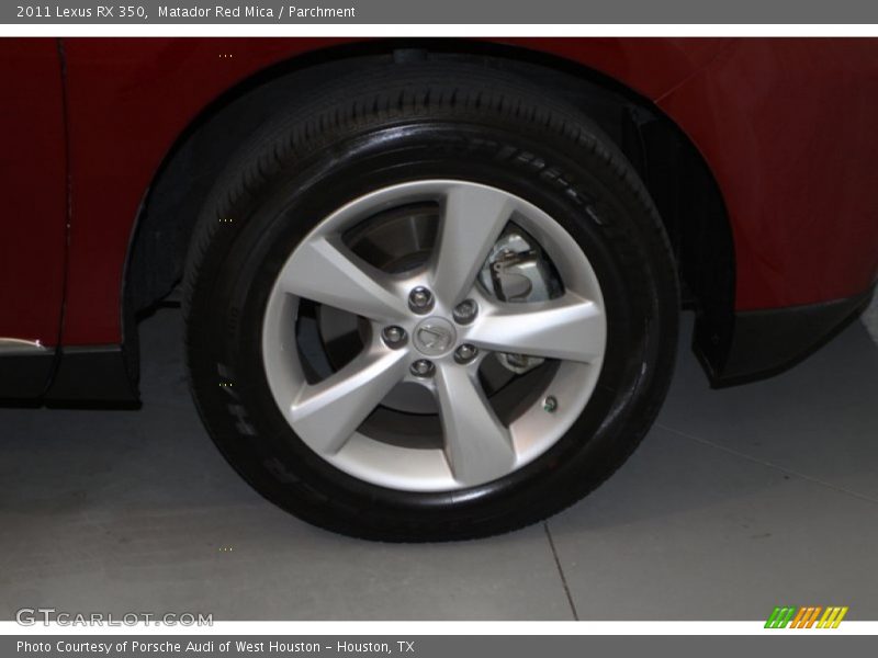 Matador Red Mica / Parchment 2011 Lexus RX 350