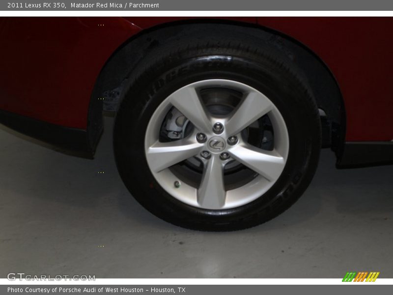 Matador Red Mica / Parchment 2011 Lexus RX 350
