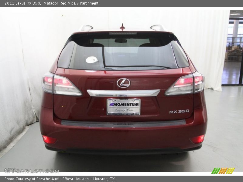 Matador Red Mica / Parchment 2011 Lexus RX 350