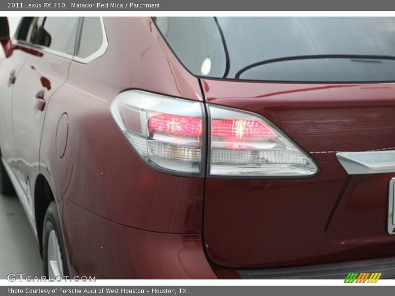Matador Red Mica / Parchment 2011 Lexus RX 350