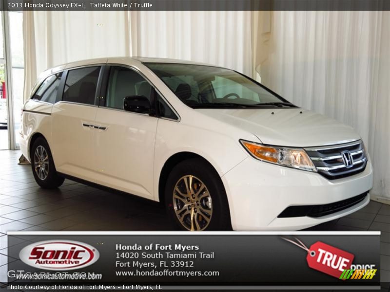 Taffeta White / Truffle 2013 Honda Odyssey EX-L