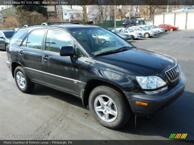 Black Onyx / Ivory 2001 Lexus RX 300 AWD