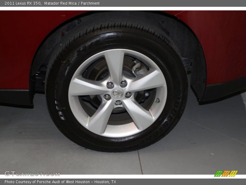 Matador Red Mica / Parchment 2011 Lexus RX 350