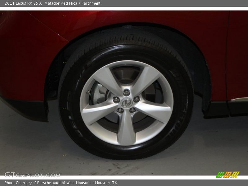 Matador Red Mica / Parchment 2011 Lexus RX 350