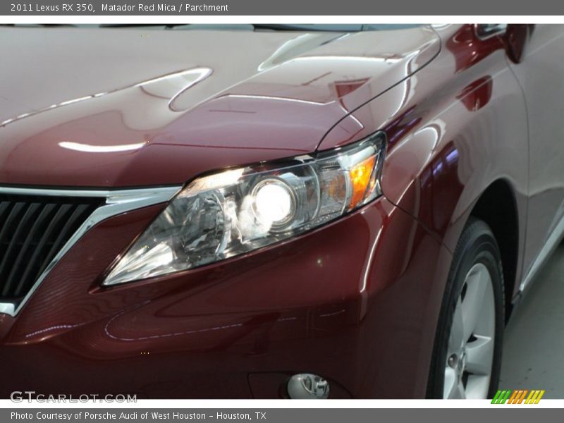 Matador Red Mica / Parchment 2011 Lexus RX 350