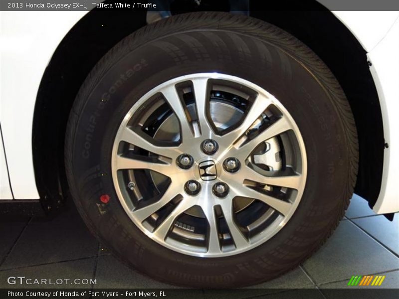Taffeta White / Truffle 2013 Honda Odyssey EX-L