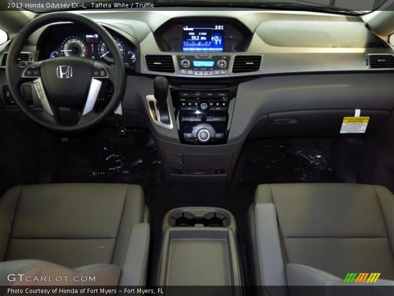 Taffeta White / Truffle 2013 Honda Odyssey EX-L