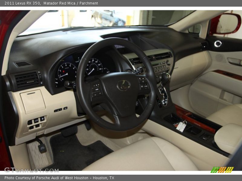 Matador Red Mica / Parchment 2011 Lexus RX 350